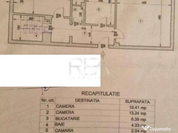 2 camere Vitan decomandat,centrala,inst. schimb.,et. 4,an 1 - 2