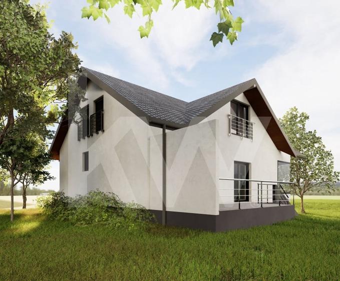 Casa unifamiliala de vanzare–Șura Mare. Panorama deosebita spre Sibiu - 10