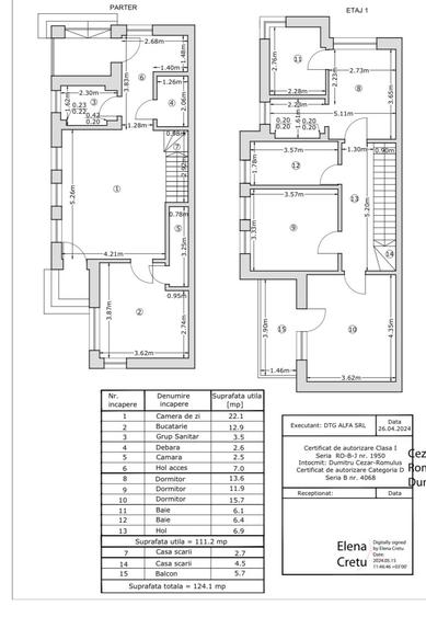 Casa/Vila tip Duplex, 153 mp teren liber, 4 camere - 4
