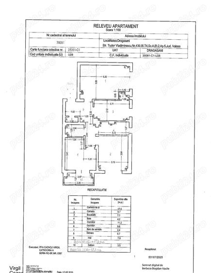 Apartament trei camere
