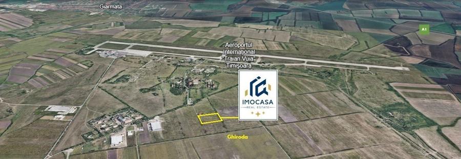 De vanzare Teren Industrial Aeroport Timisoara, PUZ 11.502 mp, Ghiroda - 1