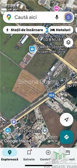 Teren intravilan de vanzare 2.353 mp, investitie pentru constructii industriale,