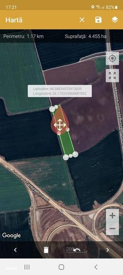 Teren de vanzare 4 ha langa nod rutier A0 A3, ideal pentru hale - 2