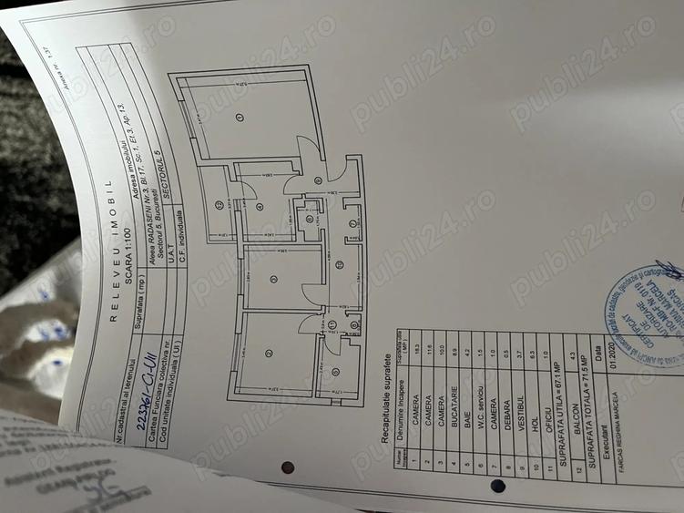 Apartament 3 camere sector 5 - 6