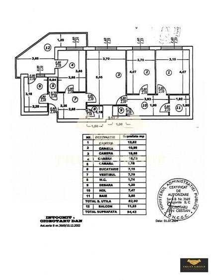 Apartament 4 camere Titulescu | Imobil 1978 - 1