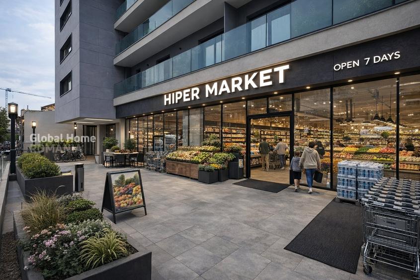 Obor - Avrig Park | Spațiu Comercial 60 mp | Vitrină 4 ml - Terasa Proprie - 1