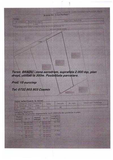 Terenuri Bradu, diverse suprafete - 10