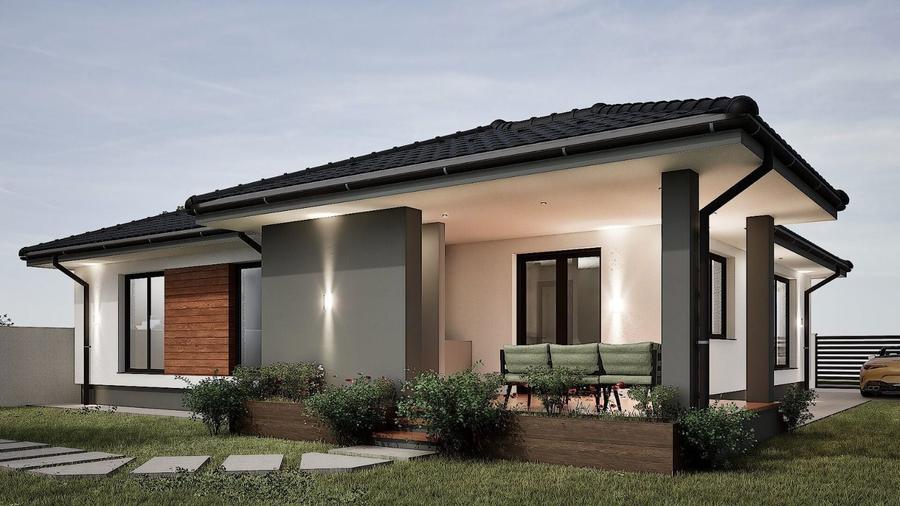 Parcela de teren Micesti 518 mp cu proiect de casa autorizat. - 2