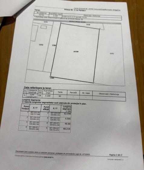 Teren intravilan la soseaua principala, comuna Dragalina, judetul Calarasi - 1