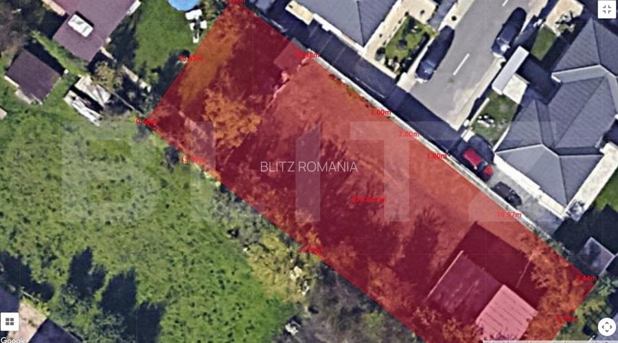 Exclusivitate! Teren intravilan, 877 mp, autorizatie construire, zona Borhanci Exclusivitate! Teren intravilan, 877 mp, autorizatie construire, zona Borhanci