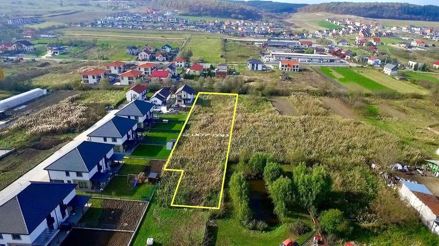 Teren 2.000 mp, proiect 2 duplexuri, Chinteni, posibilitate parcelare - 7