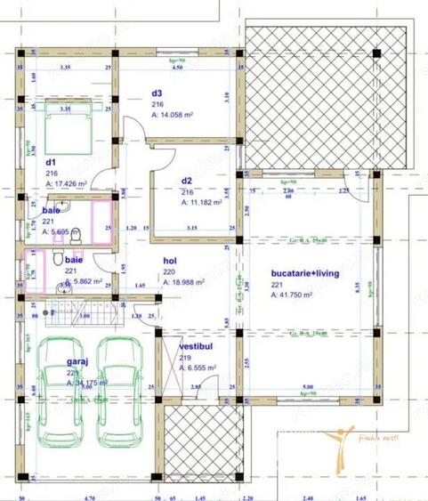 BARNOVA - Casa individuala P+POD, 156 mp + 1000 mp teren - 1