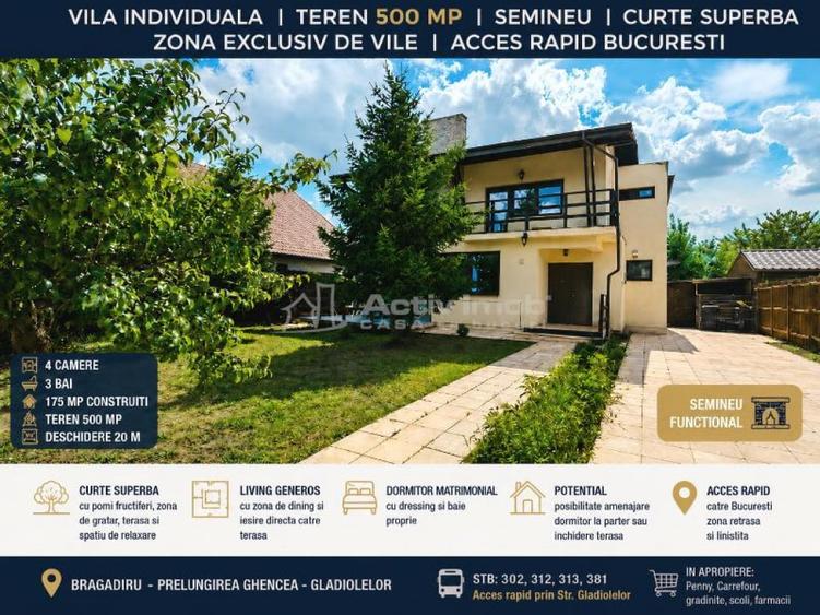 Casă cu 4 camere cu Teren 500 Mp în Prelungirea Ghencea