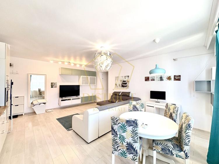 Apartament cu 2 camere semidecomandat, mobilat în Giroc