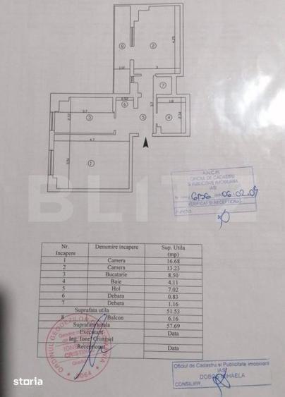 Apartament 2 camere, 57.69 mp, zona Gara - 1