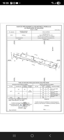Vand teren intravilan Ciorogarla, 3 parcele a cate 660mp/55 euro mp - 1