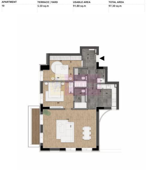 Apartament 3 Camere | Licurg 2 Prime Residence | Cartierul Armenesc - 4