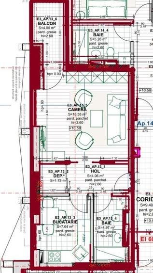 Imobilstar vinde ap 1 camera- bloc nou -Vivat Residence - 9