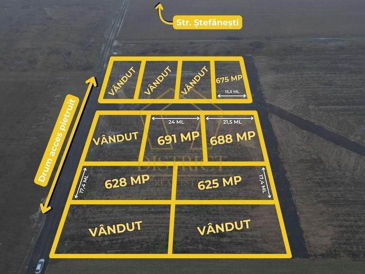 Parcele de teren duplex/individuala front 15.5-24ml | Mosnita Noua - 5