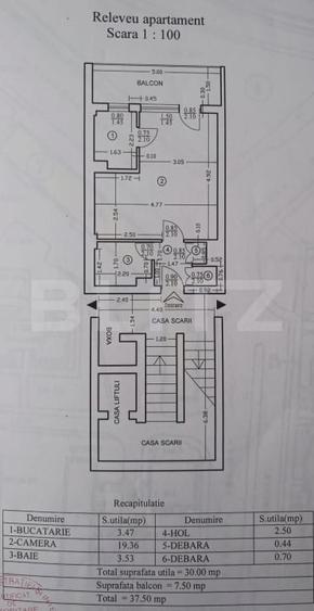Apartament 1 camera, 37.50 mp, zona Alexandru cel Bun - 11