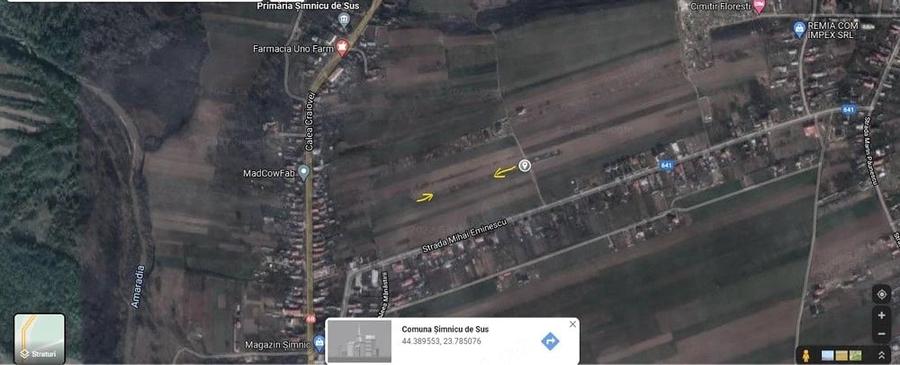 Teren de 12775 mp, în Brâncoveanu