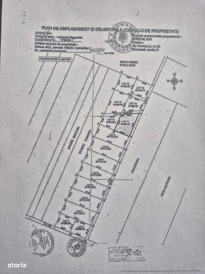 Teren 863 mp Cartierul Florilor Magurele cu CU pt. constructie casa. - 5