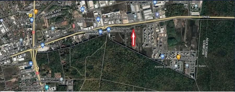 Teren Baneasa Stradal Aleea Tei?ani Oportunitate Spa?iu Comercial 1100MP - 2