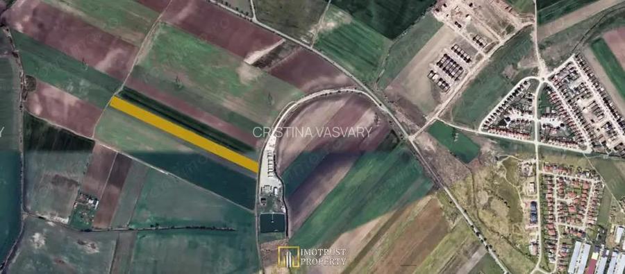 Vanzare teren agricol, Arad acces DJ Arad-Iratos- 1,29 ha