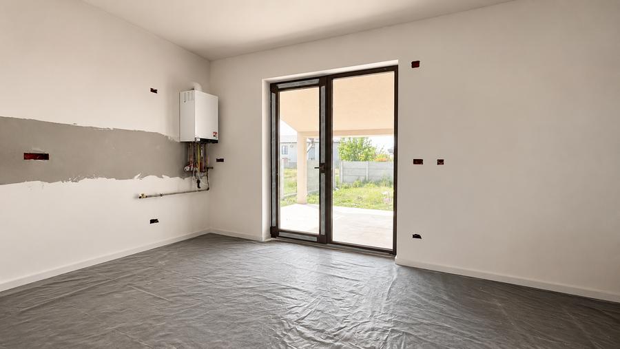 Duplex cu 5 camere cu Canalizare în Chișoda
