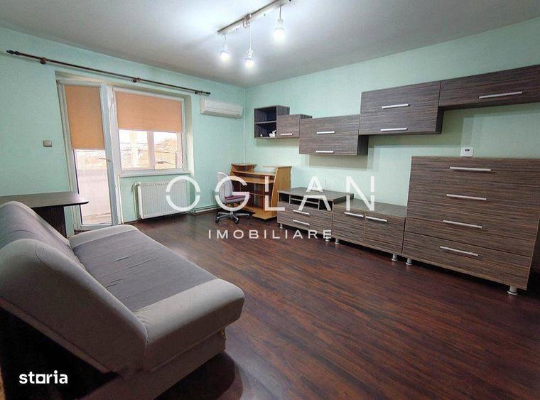 Apartament cu 2 camere semidecomandat, mobilat în Trei Stejari