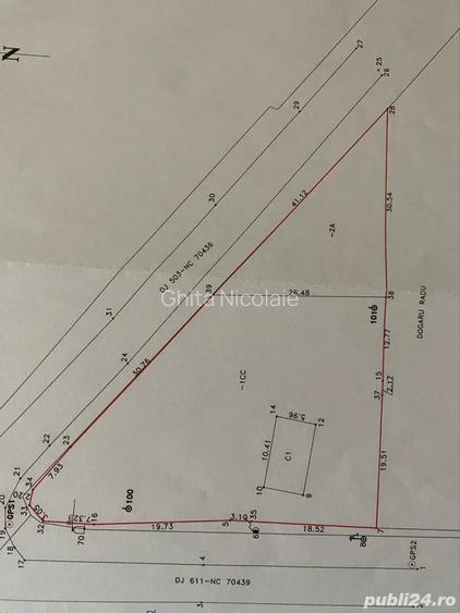 Casa cu teren 1764 mp