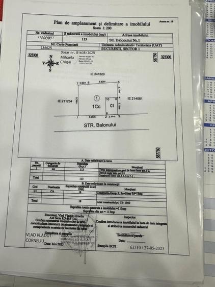 Aviatiei -  Teren de vanzare strada Balonului - 1