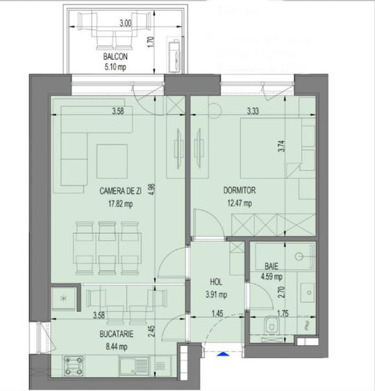 Apartament 2 camere, Nusco City Faza 2, Aviatiei - 5