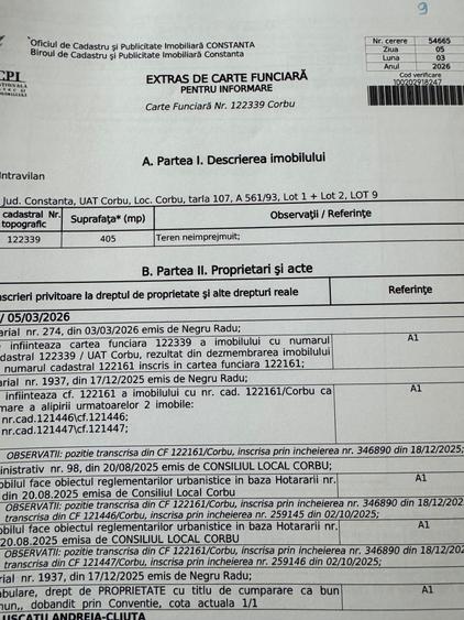 Teren intravilan Corbu - 5