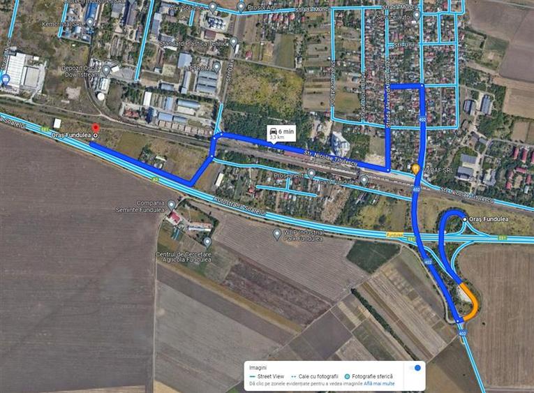 Teren 1000 mp Fundulea, deschidere Autostrada A2, ideal commercial - 6