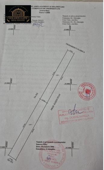 COMISION 0 Berceni Vidra - Teren 5147mp Parcelabil Investitie - 2