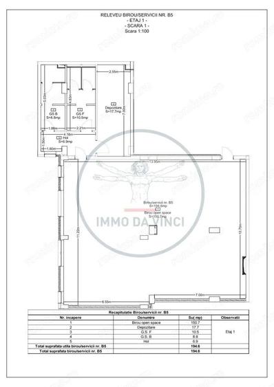 Spatii birouri 142mp si 194mp Marasti Iulius Mall finisaje la cerere - 1