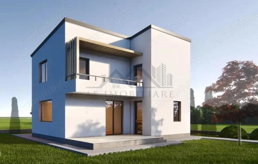 Vila 4 camere Valea Lupului | Toate utilitatile | Canalizare | Teren 580 mp | La cheie - 8