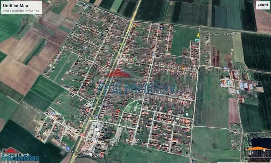 Teren 540mp Zimand Cuz, Proiect casa Parter 10 min. de zona Podgoria- Arad - 3