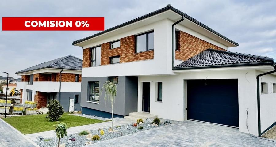 Comision 0% Ansamblu de case premium, 150mp utili, 431mp teren, Dezmir - 1