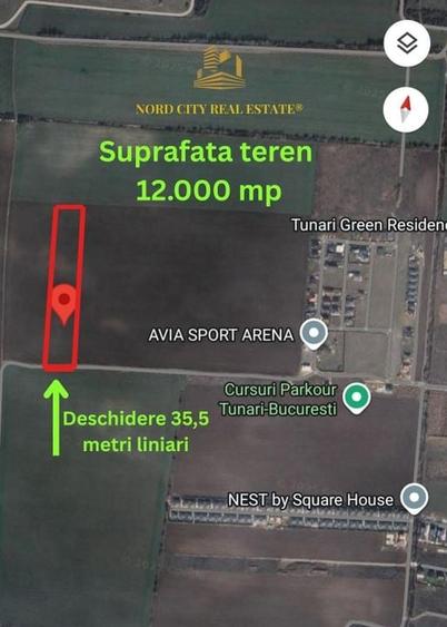 Teren Tunari - Loturi Tunari- 12.000 mp - 1