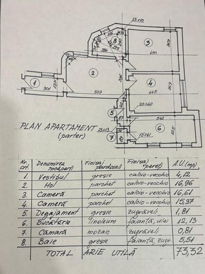3 camere parter cladire interbelica pentru birou Armaneasca-Carol - 14