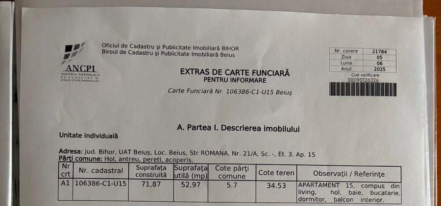 Apartament cu doua camere de vanzare in Beius - 2