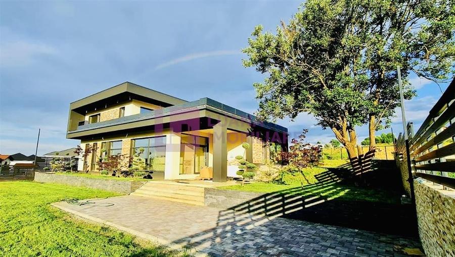 Vila individuala de lux | mobilata | NOUA | teren 1190 mp | piscina si garaj - 1