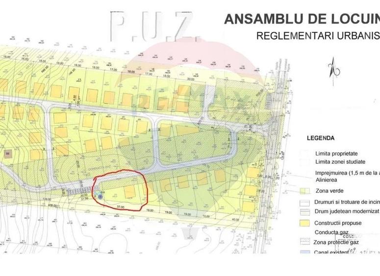 De vanzare teren intravilan Bod 828 mp cu autorizatie de constructie - 3