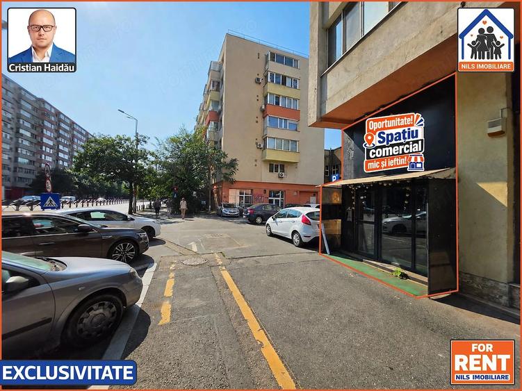 Spațiu comercial, de 5 mp, în Ștefan cel Mare