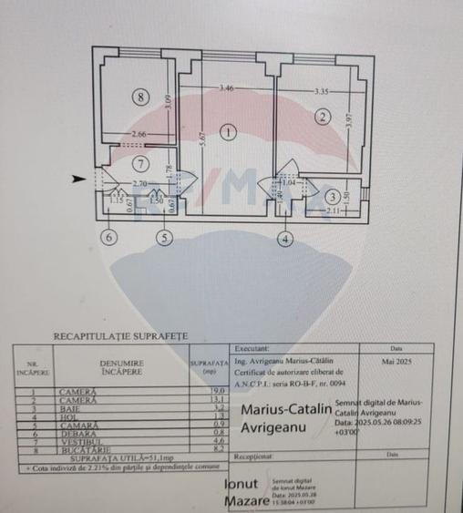 Apartament 2 camere | Parter Inalt | Basarabia | Diham - 12