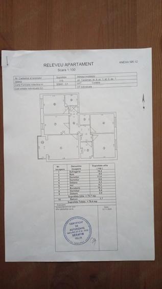 Apartament cu 4 camere decomandat în Central