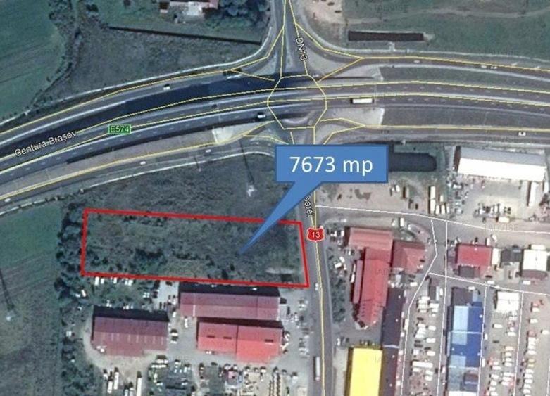 Teren pretabil showroom si hale  - 7673 mp - 4