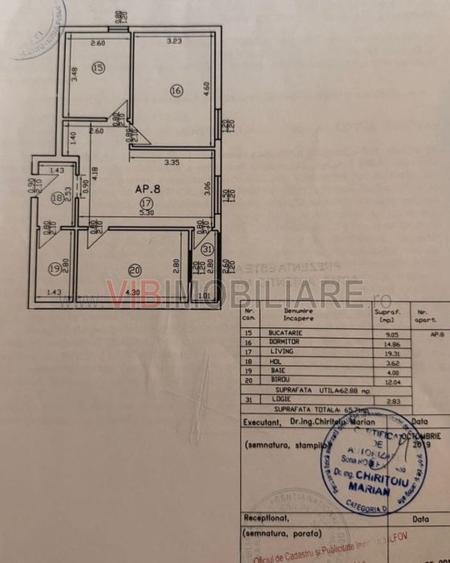 Fundeni - Dobroesti -  3 camere - centrala proprie -loc de parcare - 20